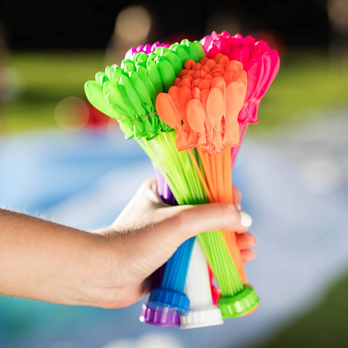 WATER BALLOONS - 330 Rapid-Fill Crazy Color Water Balloons (10 Pack) Exclusive