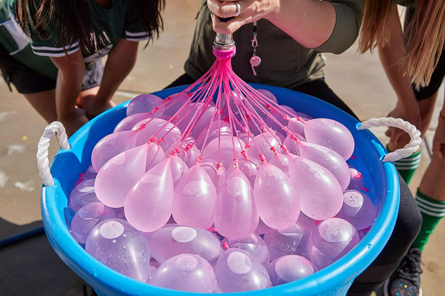 WATER BALLOONS - 330 Rapid-Fill Crazy Color Water Balloons (10 Pack) Exclusive