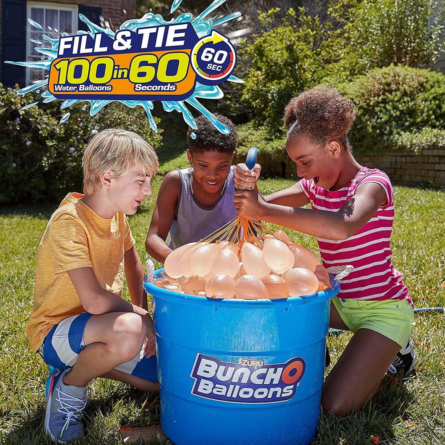WATER BALLOONS - 330 Rapid-Fill Crazy Color Water Balloons (10 Pack) Exclusive