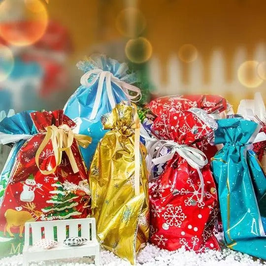 🎅Early Christmas Sale - 49% OFF🎁——Lanyard Christmas Gift Bags(BUY 3 SETS GET FREE SHIPPING)