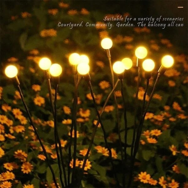 🔥Last Day 49% OFF - Solar Powered Firefly Garden Light