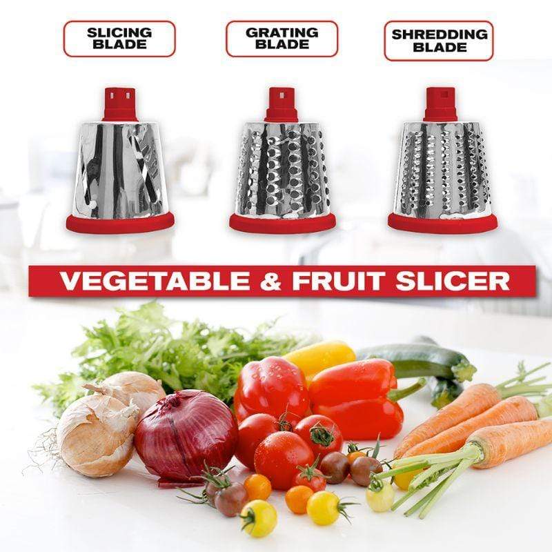 NutriSlicer 3 in 1 Food Slicer, Chopper, and Grater