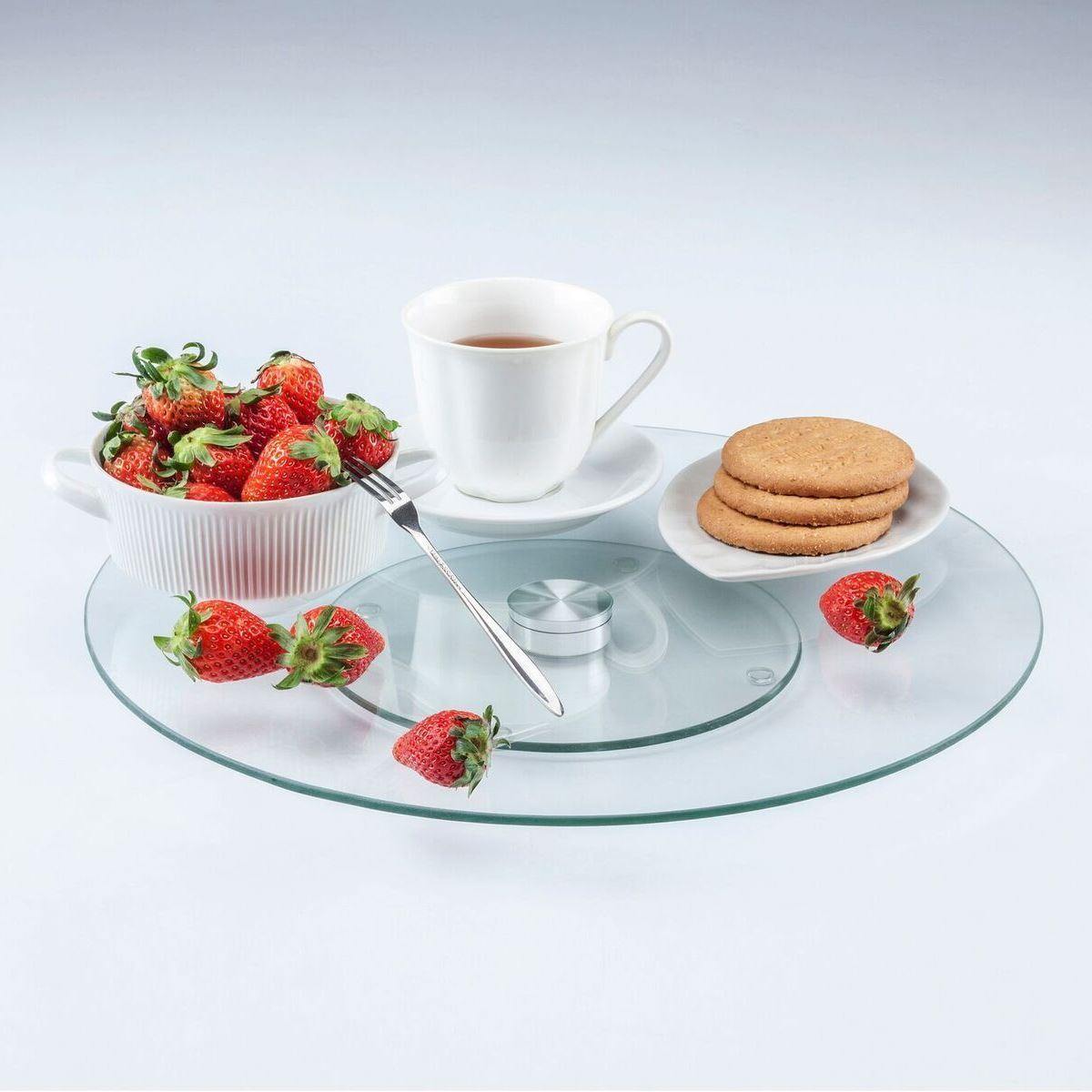 Tempered Glass Rotating Lazy Susan