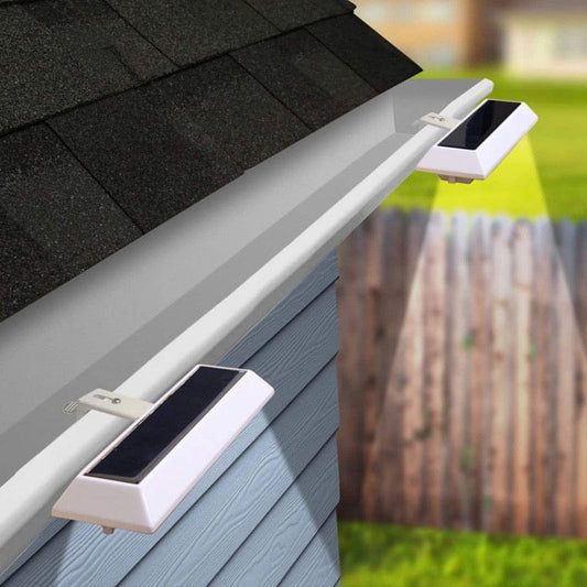 2 Pc Nitebrite Solar Powered Gutter Lights