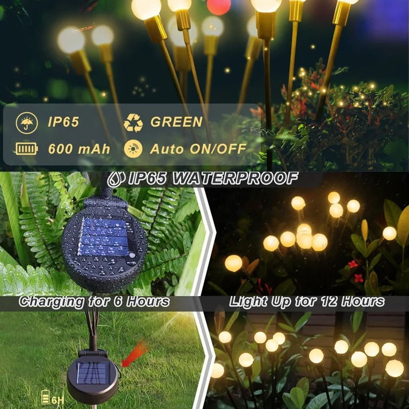 🔥Last Day 49% OFF - Solar Powered Firefly Garden Light