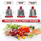 NutriSlicer 3 in 1 Food Slicer, Chopper, and Grater
